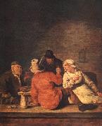 MOLENAER, Jan Miense Peasants in the Tavern af Spain oil painting reproduction